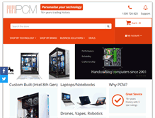 Tablet Screenshot of pcmarket.com.au